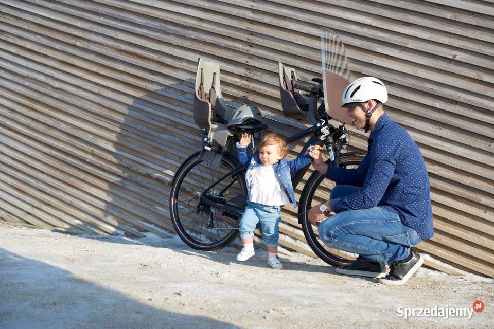 Fotelik rowerowy BOBIKE MINI EXCLUSIVE osłona Warszawa