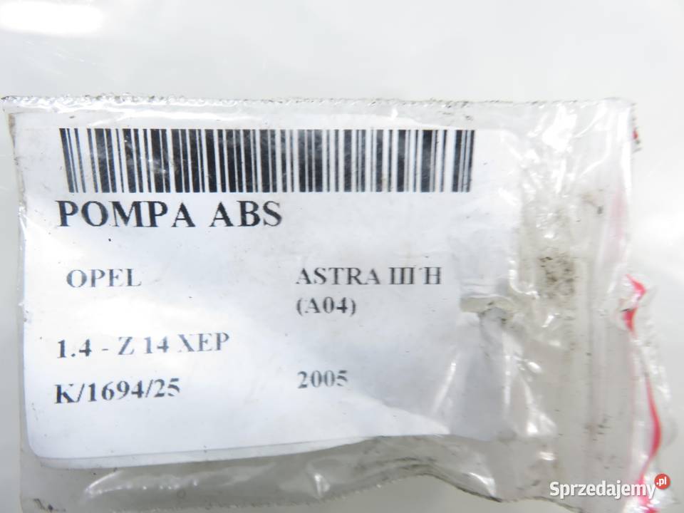 POMPA ABS OPEL ASTRA III H A04 24447835GP osobowe Układ ABS i ESP