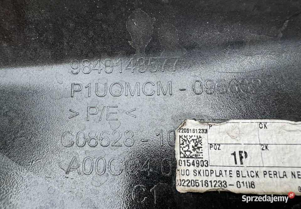 Listwa nakładka spoiler zderzak przód Opel Międzychód