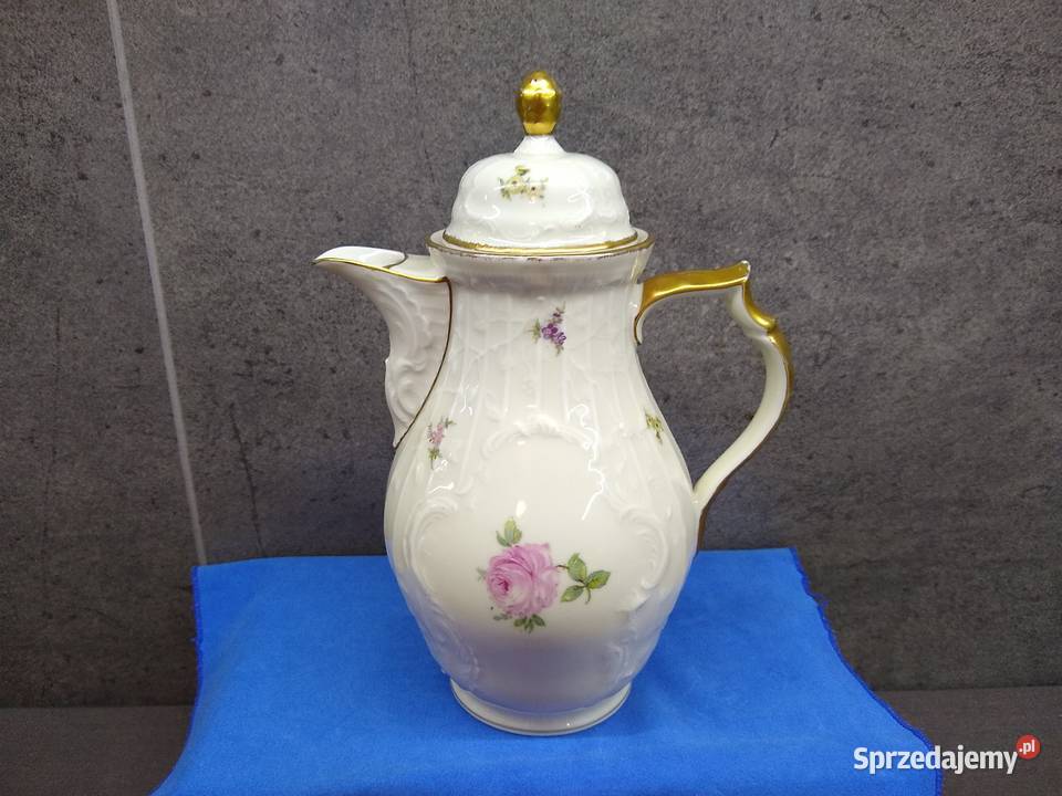 Dzbanek Rosenthal Sanssouci ecru złoto Porcelana i szkło Kalisz sprzedam