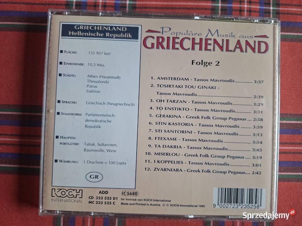 Griechenland Musik aus aller Welt Muzyka grecka Kraków
