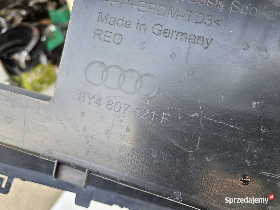AUDI A3 8Y4 DYFUZOR SPOILER ZDERZAKA TYŁ TYLNY osobowe wielkopolskie Międzychód