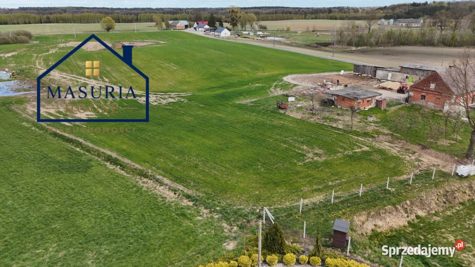 Działka siedliskowa w Ząbrowiemożliwość zabudowy Sprzedaż warmińsko-mazurskie Ząbrowo