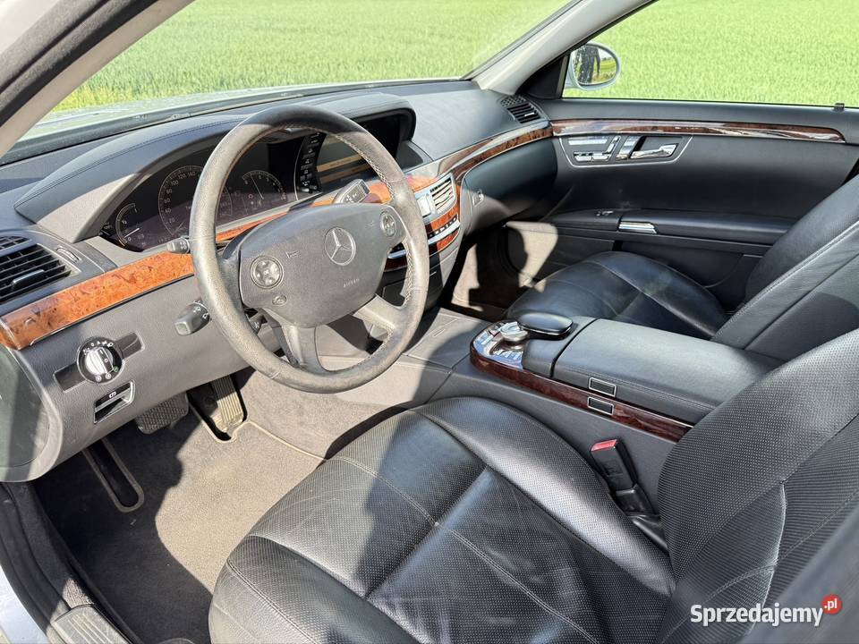 Mercedes S320 CDI srebrny Klasa S Ostrów Wielkopolski