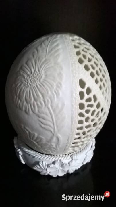 ażurowe grawerowane wydmuszki strusie Lubliniec