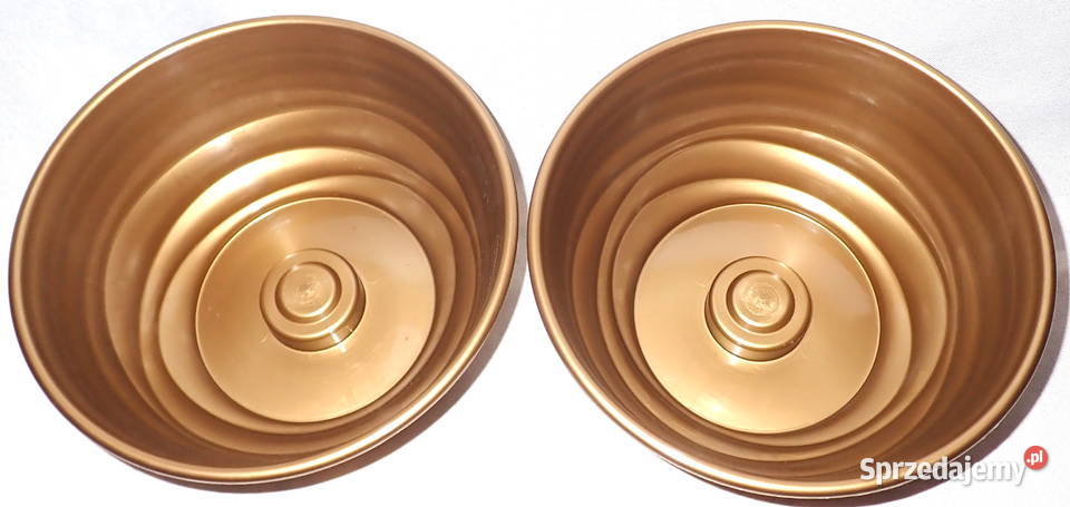 Złote ozdobne miski 24 na stroiki SAND 24 Siewierz sprzedam