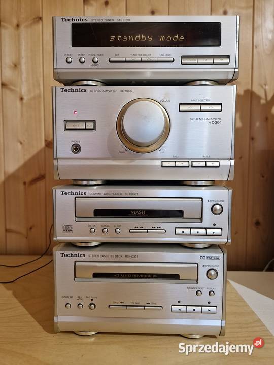 Wieża Technics seri HD301 kolumny Philips Olszyna