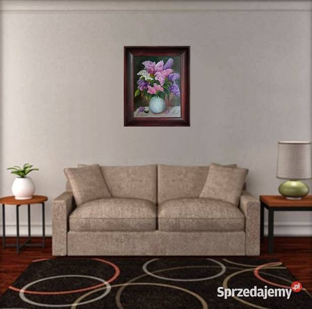 Obraz olejny Bzy Lublin