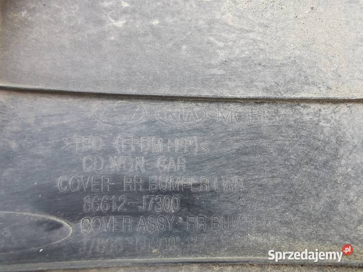 Spoiler dyfuzor zderzaka tył ceed 3 III kombi Sieraków