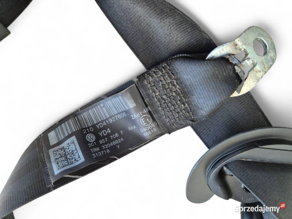 PAS BEZPIECZEŃSTWA PRZÓD PRAWY LEWY VW PASSAT B6 sprzedam
