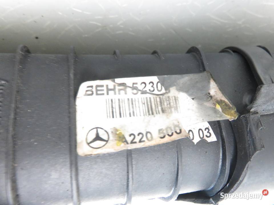 CHŁODNICA WODY MERCEDES W220 S 320 CDI sprzedam