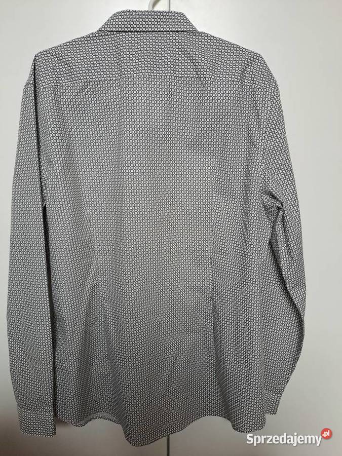 HM Koszula męska w czarnobiałe wzory Slim Fit Warszawa sprzedam