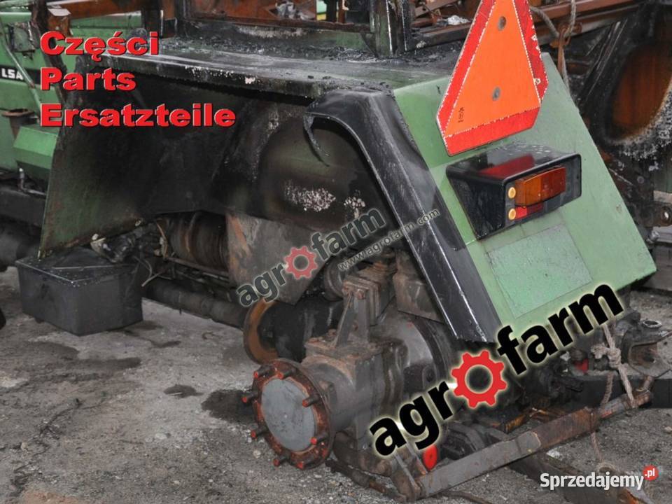 Fendt 612 LSA części skrzynia biegów most