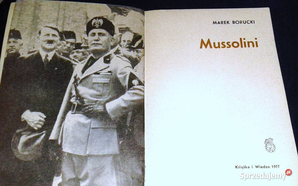 Mussolini Marek Borucki sprzedam
