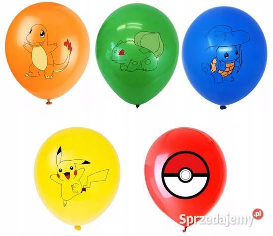 Balony Pokemon 10 Warszawa sprzedam