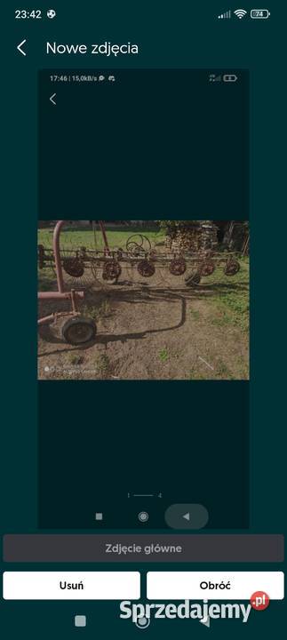 Grabiarka zgrabiarka 6cio gwiazdkowa