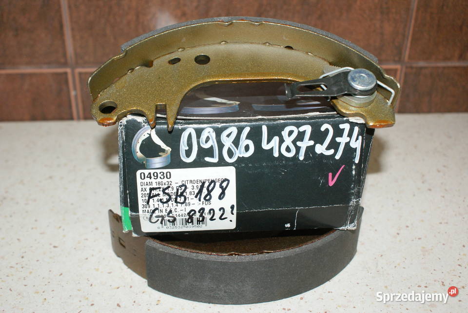 0 986 487 274 BOSCH SZCZĘKI HAMULC CITROEN SAXO Białobrzegi