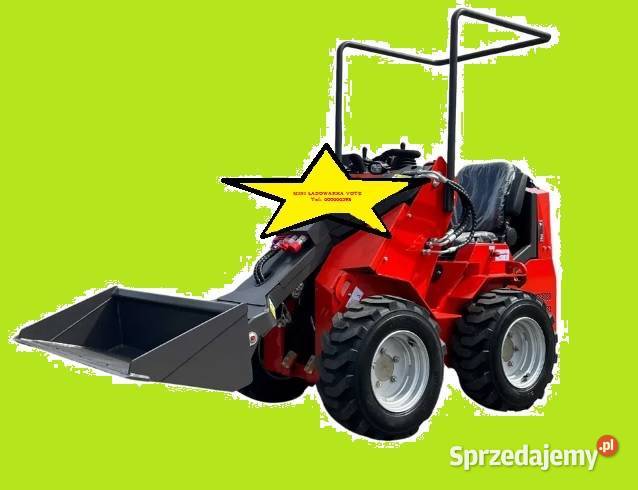 MINI ŁADOWARKA KOŁOWA Z360 mocna zwinna i szybka Brzezia Łąka