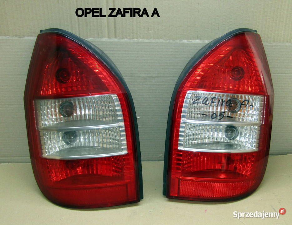 LAMPA TYLNA PRAWALEWA OPEL ZAFIRA A 62280 osobowe łódzkie Mysłaków