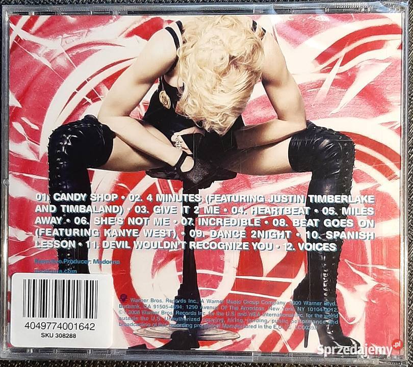 Album CD MADONNA Album Hard Candy CD śląskie