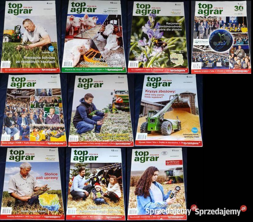 Top Agrar Polska wyd 2023 2024 10 egzemplarzy lubelskie