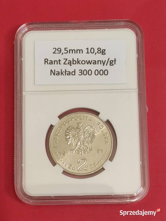 1995r Moneta 2 Bitwa Warszawska mennicza Lębork