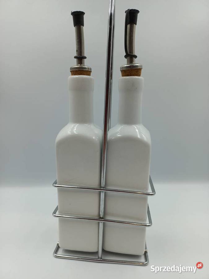 Porcelanowy angielski zestaw kuchenny na olej i biały kujawsko-pomorskie Inowrocław sprzedam