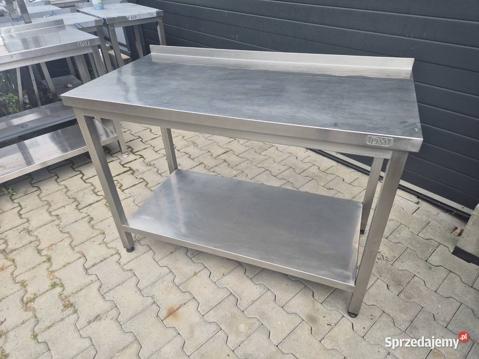 STÓŁ GASTRONOMICZNY PRZYŚCIENNY Z PÓŁKĄ 1206085 Ostrów Wielkopolski sprzedam
