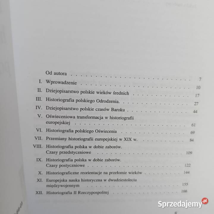 Zarys historiografii książki wysyłka Trójmiasto Książki naukowe i popularnonaukowe