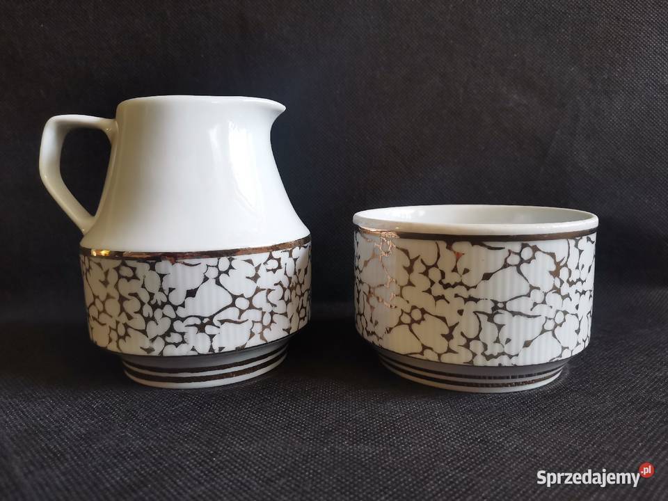 Stary mlecznik cukierniczka Roman porcelana Siemianowice Śląskie