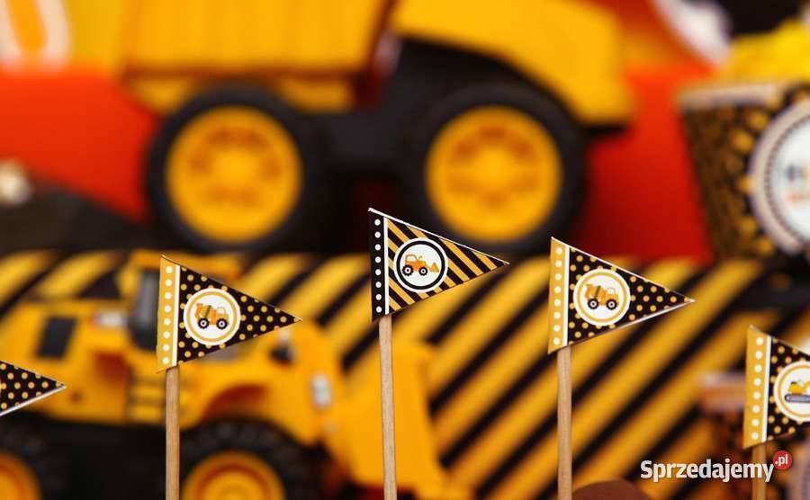 Budowa Budowniczy szablony urodziny słodki stół Poznań