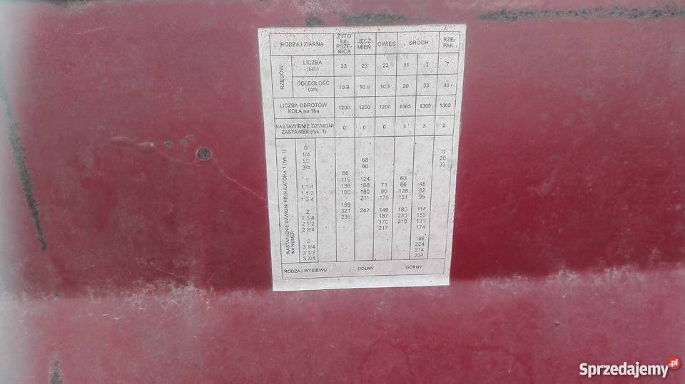 Siewnik Meprozet Nowy Uścimów sprzedam