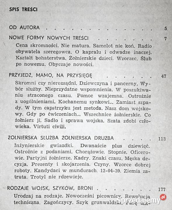 Ściśle jawne Obyczaj służba obronność Janusz Chełm