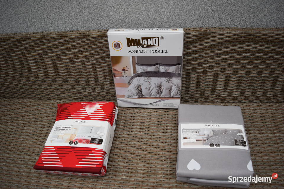 Trzy Komplety Nowej Pościeli 220x2 70x80 Okazja inny kolor Olsztyn