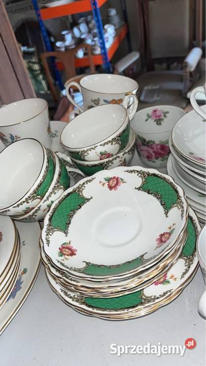 Filiżanka z talerzykiem deserowym Harrowby pomorskie Gdańsk