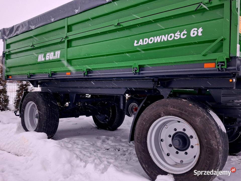 Przyczepa wywrot trzy strony HL6011 lubelskie Piotrkówek