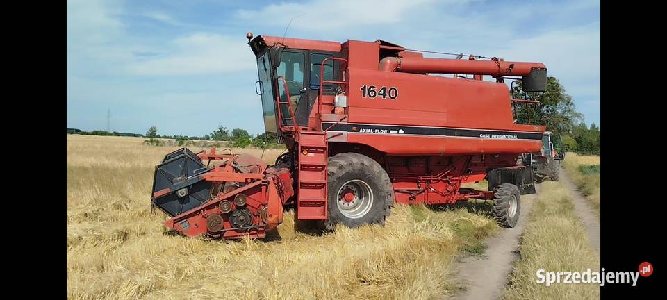 Kombajn zbożowy rotorowy Case 1640 heder 43 m lubelskie Rejowiec Fabryczny sprzedam