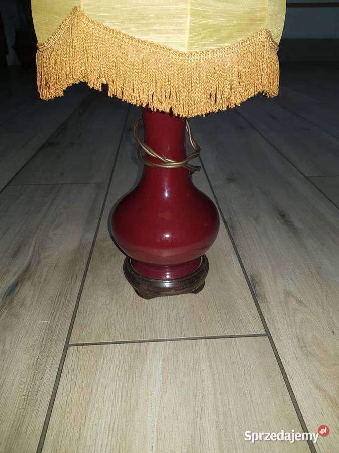 Lampa Art deco Ceramika i szkło Wola Podłężna