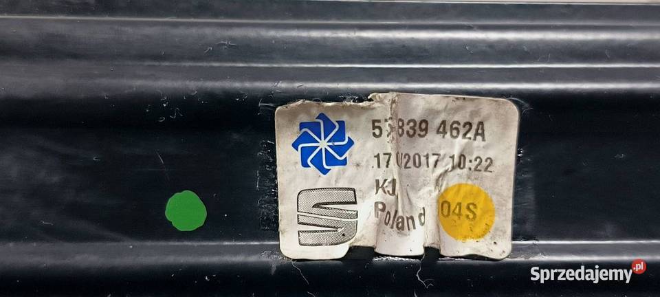 PODNOŚNIK SZYBY PT SKODA KAROQ 575839462A Lipno