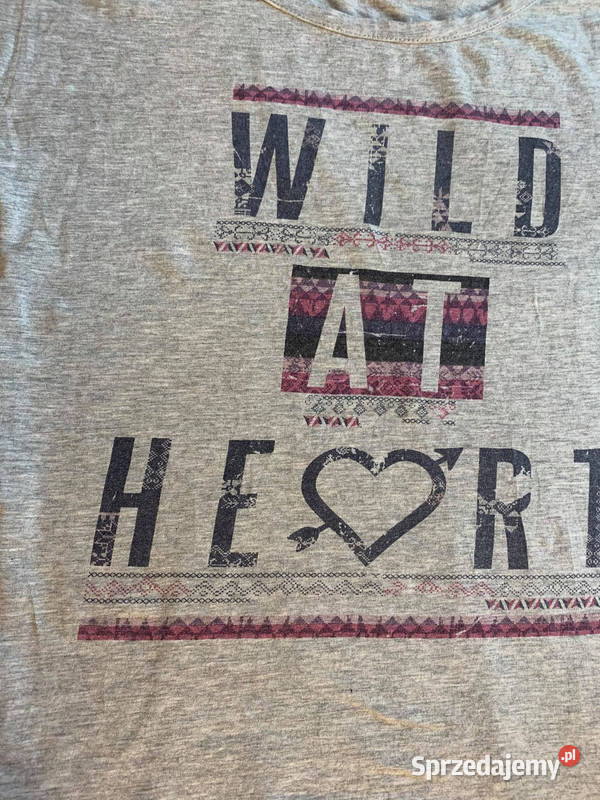 Tshirt koszulka bluzka z krótkim rękawem szara sprzedam