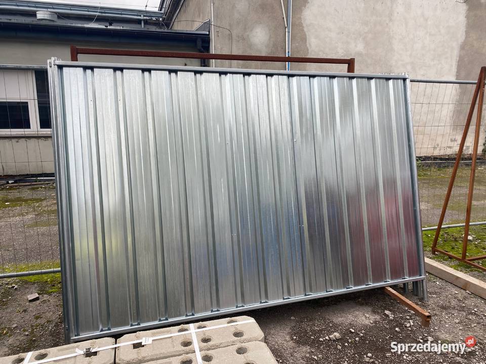 Ogrodzenie pełne ogrodzenie tymczasowe panel Kluczbork