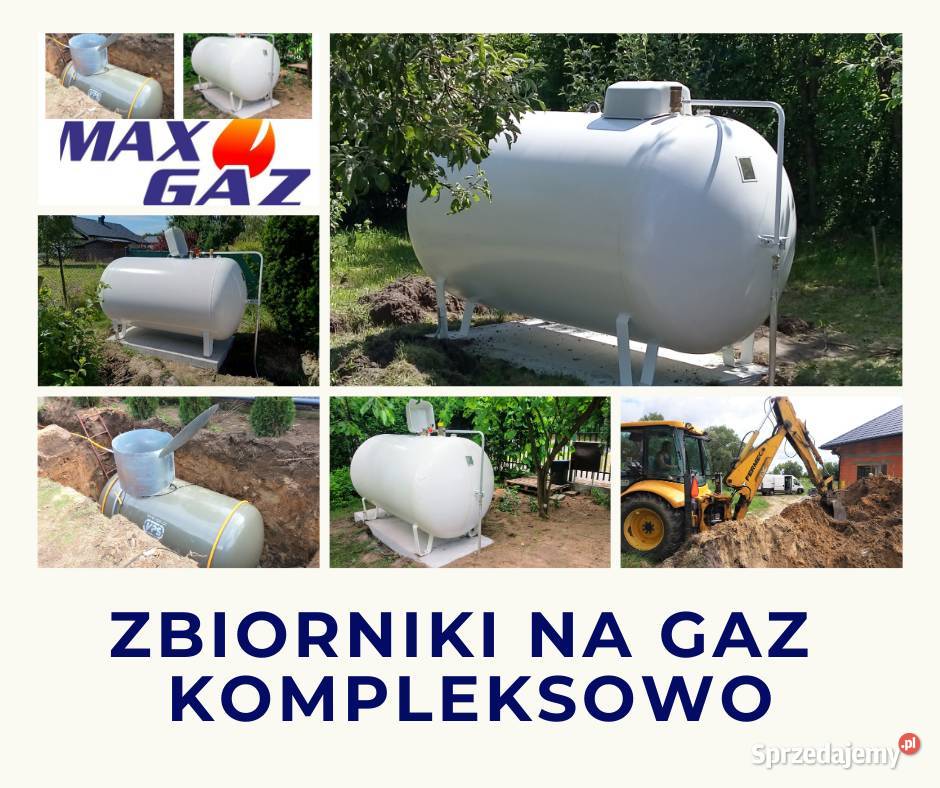 zbiornik na gaz płynny butla lpg WŁASNY montaż Mszczonów