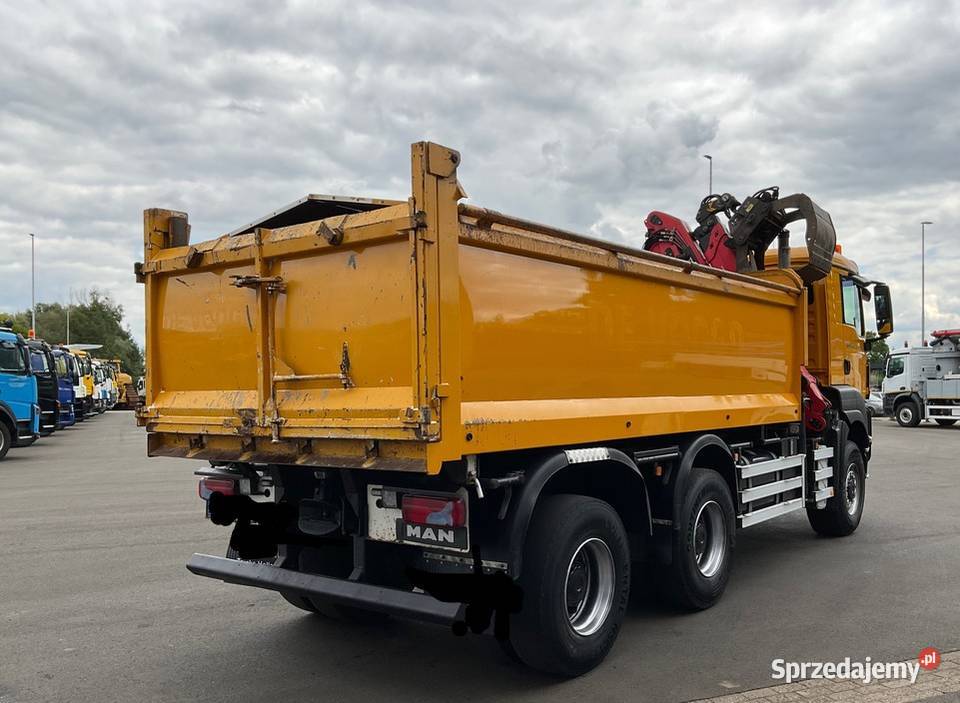 Wywrotka 6x6 Bordmartic z Z dzwigiem Epsilon Man Warszawa