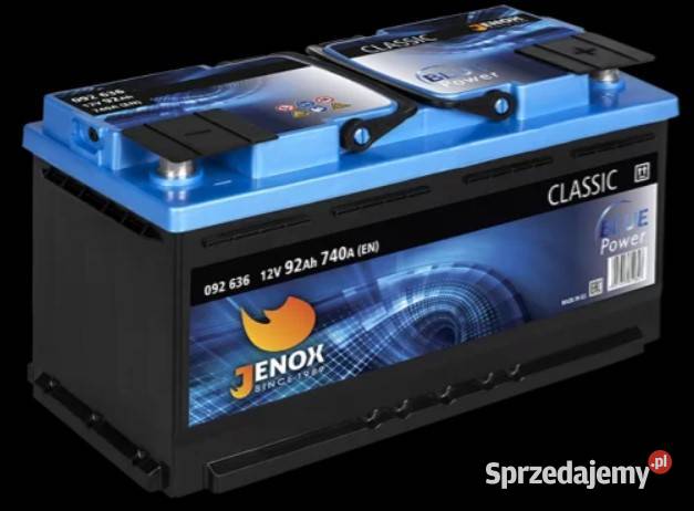Akumulator Jenox Classic 92Ah 740A lubelskie Lublin