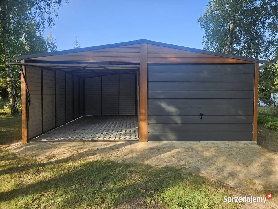 6x6 Garaze Blaszane Garaz Blaszany Blaszak 36m2 Sprzedaż Pszczyna