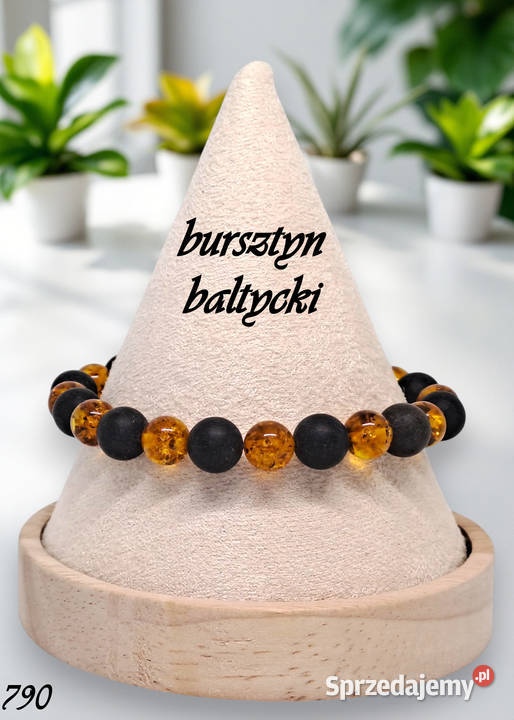 Bransoletka z bursztynu bursztyn bałtycki kulka Warszawa sprzedam