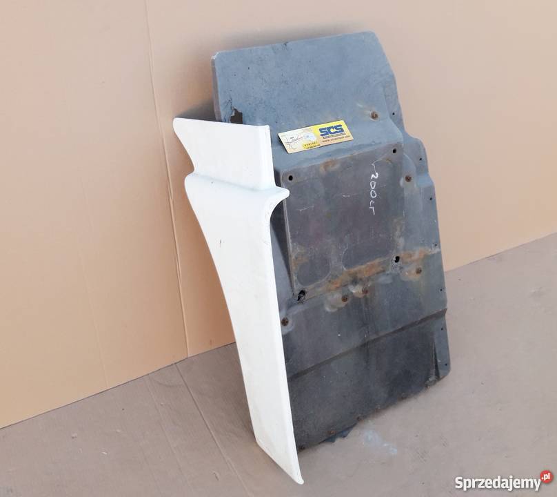 MAN TGA TGX BŁOTNIK KOŁO LEWY PRZEDNI LISTWA Bieleń