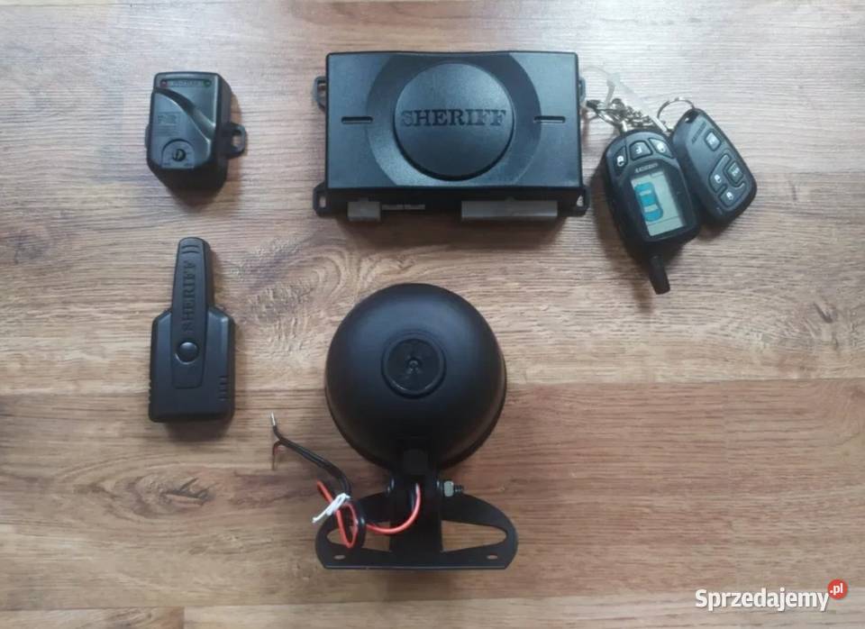 Alarm Nowy samochodowy auto Sheriff ZX900 V 2 Akcesoria Szczecinek