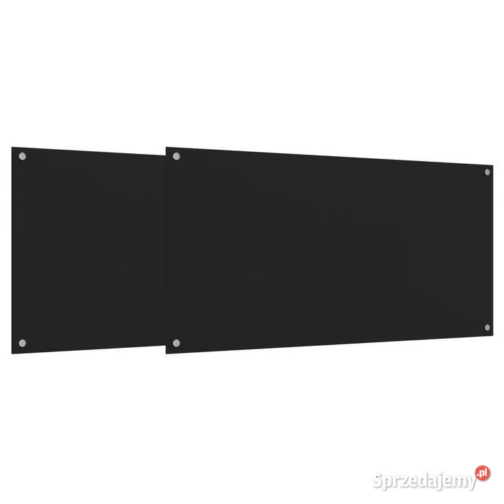 Panele ochronne do kuchni czarne 2 80x40 szkło Warszawa sprzedam