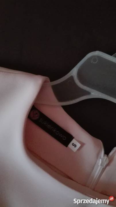 Sukienka Lea pudrowy róż różowy Szczecin